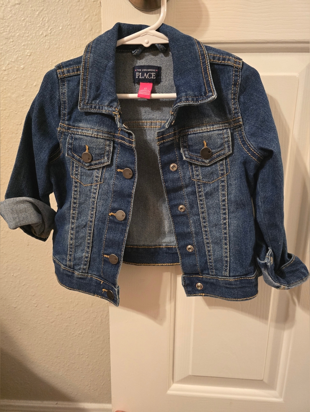 The Children's Place Dark Blue Kids Denim Jacket